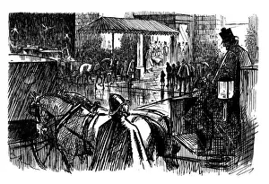 British London satire caricatures comics cartoon illustrations