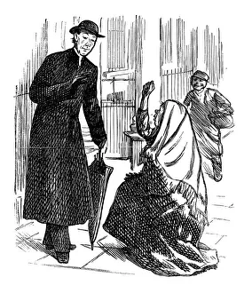 British London satire caricatures comics cartoon illustrations