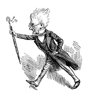 British London satire caricatures comics cartoon illustrations