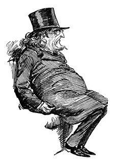British London satire caricatures comics cartoon illustrations