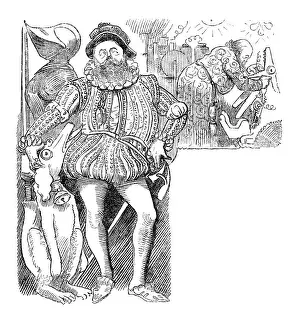 British London satire caricatures comics cartoon illustrations