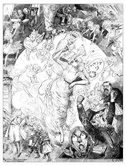 British London satire caricatures comics cartoon illustrations