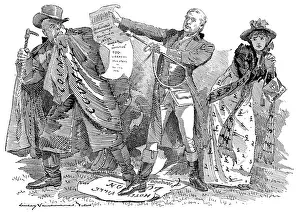 British London satire caricatures comics cartoon illustrations
