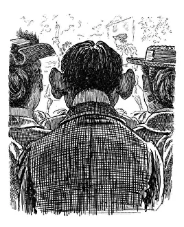 British London Satire Caricatures Comics Cartoon Illustration Prints: British London satire caricatures comics cartoon illustrations: Back