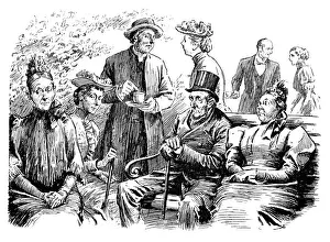 British London Satire Caricatures Comics Cartoon Illustration Prints: British London satire caricatures comics cartoon illustrations