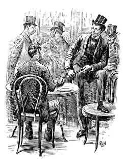 British London Satire Caricatures Comics Cartoon Illustration Prints: British London satire caricatures comics cartoon illustrations