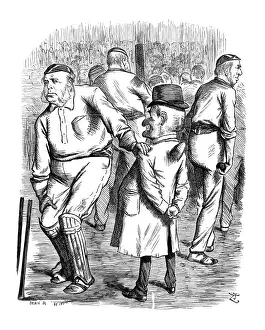 Hunchback Prints: British London satire caricatures comics cartoon illustrations: Cricket