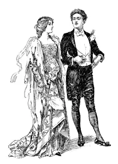 British London Satire Caricatures Comics Cartoon Illustration Prints: British London satire caricatures comics cartoon illustrations: Dorian Gray taking