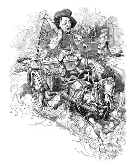 British London satire caricatures comics cartoon illustrations: Fast