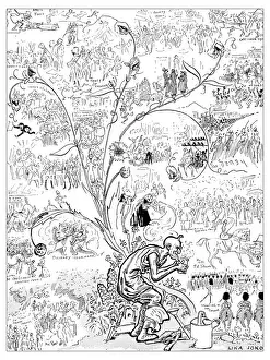 Hardy Prints: British London satire caricatures comics cartoon illustrations: Hardy Annuals