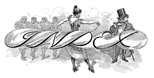 Index Prints: British London satire caricatures comics cartoon illustrations: Index