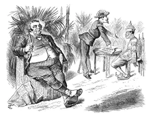 British London satire caricatures comics cartoon illustrations: International business