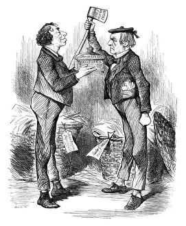 British London satire caricatures comics cartoon illustrations: Pandoras Box