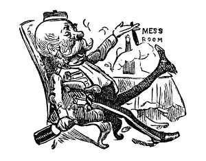 British London satire caricatures comics cartoon illustrations: Relax