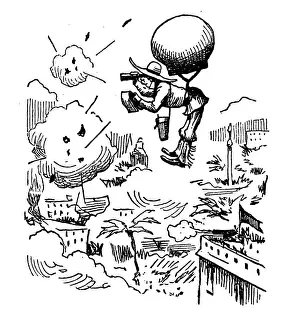 Scoop Prints: British London satire caricatures comics cartoon illustrations: Reporter