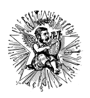 British London satire caricatures comics cartoon illustrations: Star actors