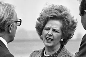 British Prime Minister Margaret Thatcher