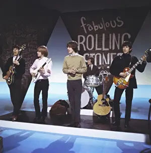 Dcr045144 Prints: British Rock Group The Rolling Stones