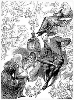 British satire caricature comic cartoon illustration