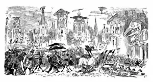 British satire caricature comic cartoon illustration