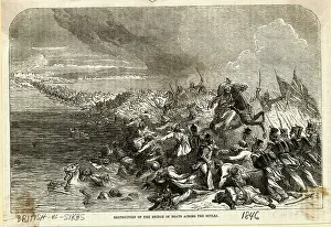 British and Sikhs Soldiers Fighting