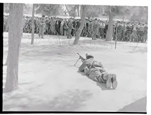 Nicosia Prints: British Soldiers Looking for Suspects Among Cypriotes