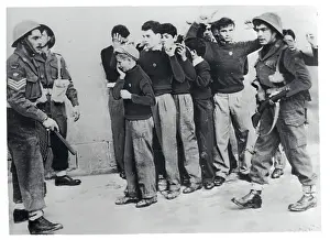 British Soldiers Rounding up Cyprus Students