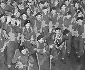 British Soldiers Wave Goodbye
