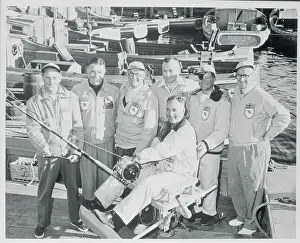 Marina Prints: British Tuna Fishing Team