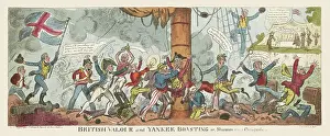 Prints of British valour and Yankee boasting or, Shannon versus Chesapeake A Master Illustrator’s Satirical Vision of 19th-Century Britain: British valour and Yankee boasting