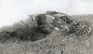 Landforms Prints: British WWI Tank