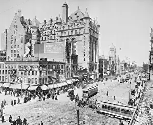 Busy Prints: Broad and Market Streets in Newark