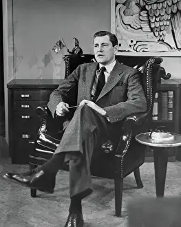 Legs Crossed Prints: Broadcast Journalist Eric Sevareid