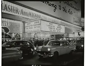 Taxi Prints: Broadway at Night
