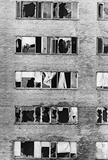 Vandalism Prints: Broken Windows Due To Vandalism