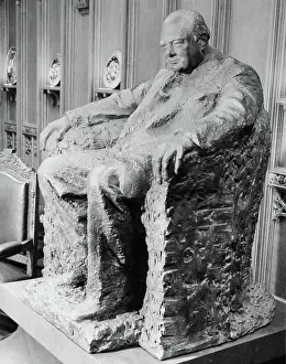 Bronze Statue of Sir Winston Churchill