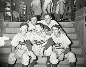 Brookly Dodgers Baseball Players