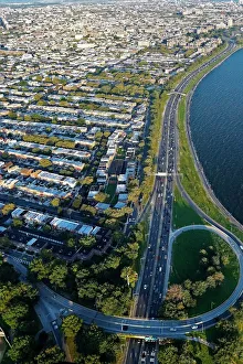 Jerry Trudell Aerial Photography Collection: Brooklyn with the Belt Parkway