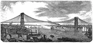 Commercial Dock Gallery: Brooklyn Bridge from 1878