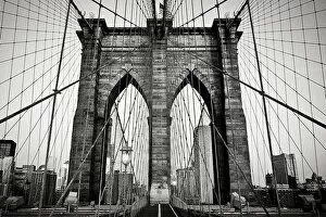 Brooklyn Bridge Collection: Brooklyn Bridge Cable View