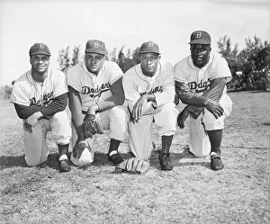 Four Brooklyn Dodgers in 1950