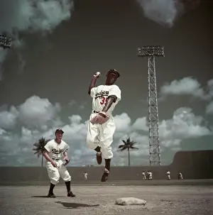 Brooklyn Dodgers Training Session