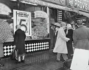 Huty28212 Prints: Brooklyn Meat Sale, 1953