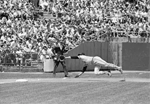 Brooks Robinson Making Diving Catch