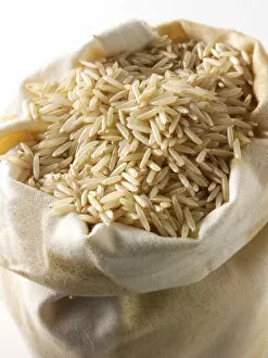 Images Dated 14th March 2012: Brown Basmati rice grains