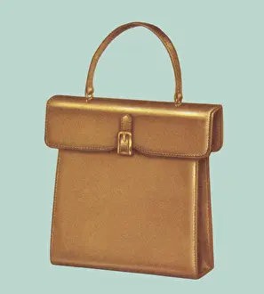 Handle Prints: Brown Handbag