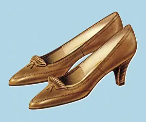 Brown High Heel Shoes