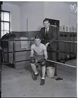 Gymnasium Prints: Bruce Caldwell with Jimmy Quinn