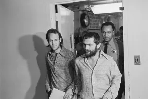 Bailiff Prints: Bruce Davis and Steve Grogan Handcuffed