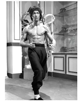 Lac0044 Prints: Bruce Lee In Enter The Dragon